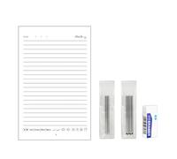 Suitable for Master Ben3 Generation AI Intelligent Notebook English Version Loose Leaf Core Accessory Set with Replacement Oily Pen Erasable Pencil Lead and Eraser
