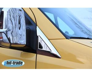 suitable for Mercedes Sprinter W906 VW Crafter mirror triangles trims stainle...