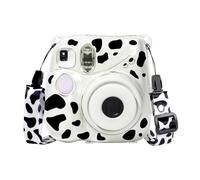 Suitable For Mini 7+photo Bag Transparent Crystal Strap Sticker Set Of Three Pieces Dcm290 (Black, 14x7.5x12.8CM)