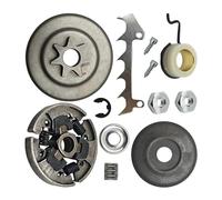 Suitable for MS230 023 MS250 025 Chain Saw Clutch Drum Sprocket Worm Kit with Washer and Logging Dog