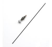 Suitable For Orlandoo Hunter Off-Road Climbing Vehicle Universal Metal Elastic Antenna 1/35 1/32 1/24 1/18 Mood Decoration(Silver Base Plate)