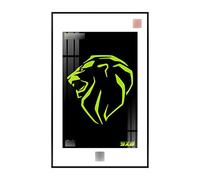 Suitable for Peugeot 9X8 Le Mans model wall mount, suitable for LEGO 42156 model display board, must have for car model enthusiasts (not included in car model) (A)