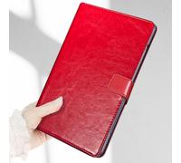 Suitable For RedMagic Astra 9.06-inch Leather Tablet Protective Case, Full Coverage Ultra Slim PU Leather Cover Case Folding Stand Cover Anti-Scratch,Folding Stand (Red)