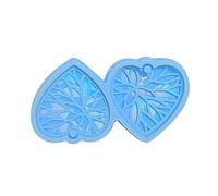 Suitable for resin jewelry silicone mold heart shape making tool earrings,suitable for epoxy casting pendant mold,keychain,art pendant mold with hole for casting