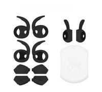 Suitable for Sam-sung Galaxy Buds 4/4 Pro Silicone Ear Tips with Ear Hooks, 3 Pairs Anti-Slip Earbud Covers Replacement Eartips for Galaxy Buds4/ 4 Pro (Galaxy Buds 4 Pro(Black))