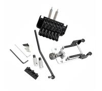 Suitable for six string guitar double wave tremolo bridge equipped with spring stabilizer for smooth playing experience Beginner Guitar Bridge