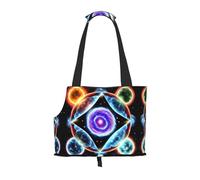 Suitable for Small Dogs and Cats, Shopping and Travel Dual-Purpose Bag, Cosmic Stars Printed Portable pet Shoulder Bag,