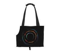 Suitable for Small Dogs and Cats, Shopping and Travel Dual-Purpose Bag, Mysterious Cosmic Black Holes Printed Portable pet Shoulder Bag,