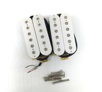 Suitable for ST SQ electric guitar pickups four-core double-coil hexagonal pickups Electric Guitar Instrument Pickups(White)