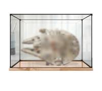 Suitable for Star Wars Millennium Falcon model display case, suitable for LEGO 75192 model display cabinet, stackable and easy to assemble model set dustproof display case (without model) (C)