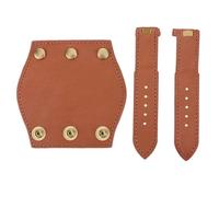 Suitable for the 9.4L Stanley Lunch Box Converted into a Coffee Master Box. Leather Handle Gloves, Non-Slip and Wear-Rsistant Genuine Leather Sheath with Locking Buckle