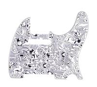 Suitable For TL Single-hole Electric Guitar Pickguard Colored Front Cover Left-handed/right-handed(White)