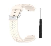 Suitable for X5 Play Quick Release Silicone Watch Strap Smartwatch Sport Replacement Wristband with Tool Windup (Beige, One Size)