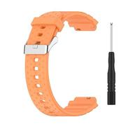 Suitable for X5 Play Quick Release Silicone Watch Strap Smartwatch Sport Replacement Wristband with Tool Windup (Orange, One Size)