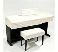 Suitable for Yamaha YDP165series digital piano covers (White,Piano cover + bench cover)