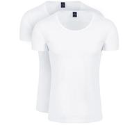 Suitable Otaru T-Shirt Wide Round Neck White 2-Pack