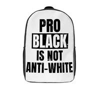 Suitable Rucksack Fight Racism Backpack Waterproof School Bags for Hiking, Camping, Work, 42X32X14Cm