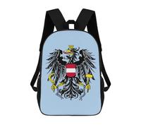 Suitable Sports Bag Coat of Arms of Austria Vienna Ea-Gles Knapsack Basic School Bag for Travel, Work, Camping, 42X32X14Cm