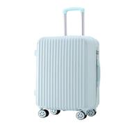 Suitcase 20-inch Trolley Suitcase Ins Women's 26-inch Strong and Durable Thickened Suitcase Men's 24 Leather Suitcase Luggage(Blue,24in)
