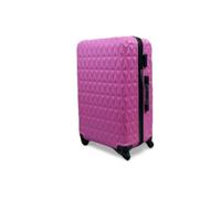 Suitcase 4 Wheel Spinner Hard Shell Luggage Trolley Cabin Case 20" 24" 28" Pink (28")