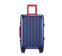 Suitcase All Aluminum Magnesium Alloy Trolley Case Aluminum Alloy Suitcase Metal Suitcase Portable Suitcase Travel Suitcase Large Suitcase (Color : H, Taille Unique : 32inch)