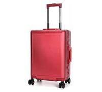 Suitcase Aluminum Frame Luggage Suitcases with Wheels Large Capacity Storage Luggage TSA Combination Lock Suitcase Travel Gear(46 * 26 * 65CM)