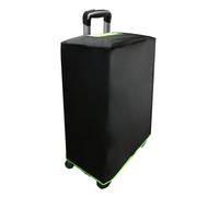 Suitcase Cover - 12.2 Inches Anti-Scratch Protective Sleeve for Secure Travel, Easy Top Opening with Stretch Fit, Luggage Covers for Hard-Sided or Wheeled Cases, Black Color