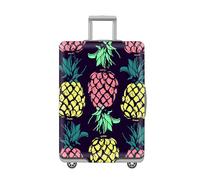 Suitcase Cover Colorful Fruit Print Suitcase Covers Protectors Elastic Spandex Washable Luggage Covers For Suitcases Scratch Resistent Quick Fix and Remove Luggage Protector With Zipper Fit 29-32 Inch