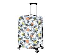 Suitcase Cover Orange Yellow Black Luggage Covers for Suitcases Elastic Spandex Washable Suitcase Covers Protectors Scratch Resistent Quick Fix and Remove Luggage cover With Zipper Fit 29-32 Inch