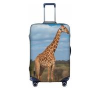 Suitcase Covers Giraffe Under The Tree in Africa Luggage Suitcase Cover Protector Luggage Washable Covers Elastic Travel Trolley Protector Cover Fits 18-32 Inch Luggage