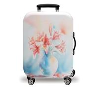 Suitcase Covers L Blue Vase Personalised Suitcase Covers Elastic Washable Stretchable Luggage Covers, Anti Scratch Reusable Travel,for Business Trip Daily Using