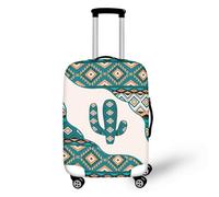 Suitcase Covers Protectors M Yellow Geometry 3D Print Design Scratch and Dust Protection,Water Resistant Elastic Luggage Covers with Zipper for Suitcases Large,Quick Fix and Remove