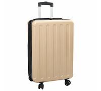 vidaXL Black Suitcase Modern Suitcase Travel Suitcase, champagne, 43 x 27 x 66 cm