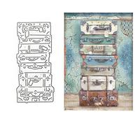 Suitcase Frame Metal Die Cuts, Boxes Cutting Dies Cut Stencils for DIY Scrapbooking Photo Handbook Decorative Embossing Paper Dies for Scrapbooking Card Making
