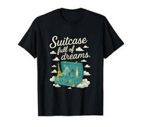 Suitcase Full of Dreams Travel Wanderlust Graphic T-Shirt