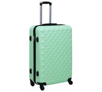 Suitcase Hardcase Trolley Mint ABS 76x48x28cm Fabric Lined 4x360° Wheels Lock