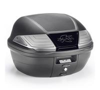 Kappamoto Motorcycle Top Case K400NT2 40 Litre Monokey Black