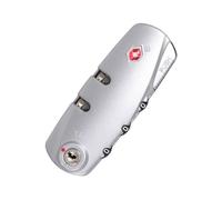 Suitcase Locks, 3-Digit Number Combination TSA 007 Suitcases Locks, TSA Approved Luggage Lock for Replacement and Retrofit, TSA Customs Code Lock for Travel Case, Suitcase Accessorie, Silver