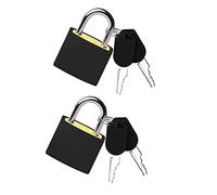 Suitcase Locks with Keys,2PCS Suitcase Locks Small Padlocks Luggage Locks Padlocks Suitcase Padlocks Mini Keyed Padlocks Travel Lock for Travel Bags Cabinets Toolbox School Gym Lockers Laptop Bag