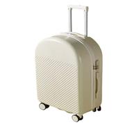 Suitcase Luggage New Trolley Case Durable Password Box Ins Men's and Women's Leather Luggage Bags Sturdy Products Luggage(White,20in)