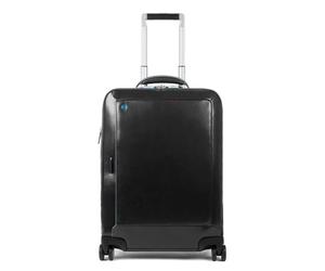 Suitcase Piquadro Bv2960b2 Borsone Porta Pc Trolley Unisex Leather Black