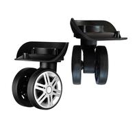 Suitcase Repair Wheels - 9.8x6cm Removable Silent Rollers, Luggage Wheel Replacement, Travel Repair Accessory | Smooth Rounds for Travel Business Trip Vacation School Airplane Carrying Moving