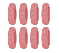 Suitcase Roll Covers - 8 Pieces Silicone Luggage Protectors, Flexible Travel Rolling Suitcase Covers, Durable Noise Reduction Caps | Waterproof Wheel Protector Set for Travel Suitcase Accessories