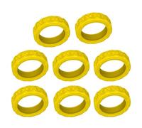 Suitcase Roller Guard - Luggage Wheel Protector Cover for Daily Commute | Anti-Noise Silicone Shield, Flexible Fit Kit for Travel Bag, Spinner Protection, Mobile Case Movement Control, YELLOW, 説明を参照