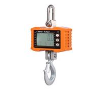 suitcase scales， Hook Scale Digital Crane 1000kg/ 2200lb(Orange,1000KG/10kg)