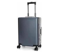 Suitcase Suitcases with Wheels Aluminum Frame Carry On Luggage Large Capacity Storage Suitcase TSA Combination Lock Luggage Travel Gear(Blue,46 * 26 * 65CM)