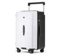 Suitcase Suitcases with Wheels Large-Capacity Luggage Thickened Zipper Carry On Luggage Wide Trolley Wear-Resistant Suitcase Travel Gear(28 inches)