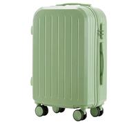 Suitcase Suitcases with Wheels Portable Luggage Large Capacity Storage Hard Shell Suitcases Security Combination Lock Carry On Luggage Travel Gear(Green-,22 inch)
