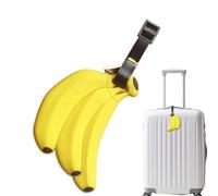 Suitcase Tags - Travel Luggage Identifications, Silicone Identification Tag, Fruit Shape Luggage Tag, Privacy Name Address Cover, Cute Accessories for Suitcases, Travel Bags and Hand Luggage