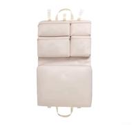 Suitcase travel storage bag 7 in 1 set with multiple compartments for clothes, socks, and accessories, foldable and lightweight design to enhance packing experience (Gold)